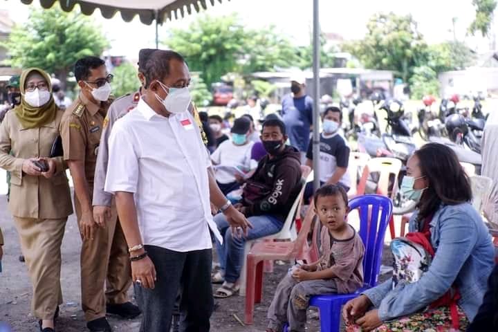 Peduli MBR, Wawali Armuji, Tinjau JPS di Lapangan