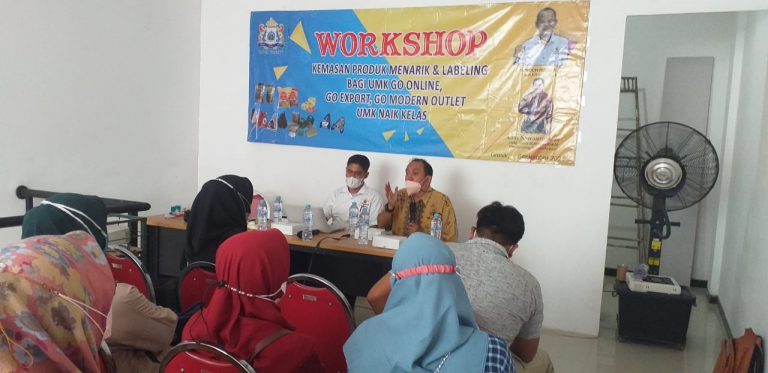 Antusias, Peserta UKM Ikuti Workshop Labeling Kadin Gresik