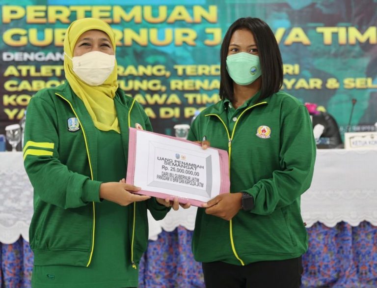 Gubernur Khofifah : Raih Prestasi, Bawa Medali Emas Sebanyak-banyaknya