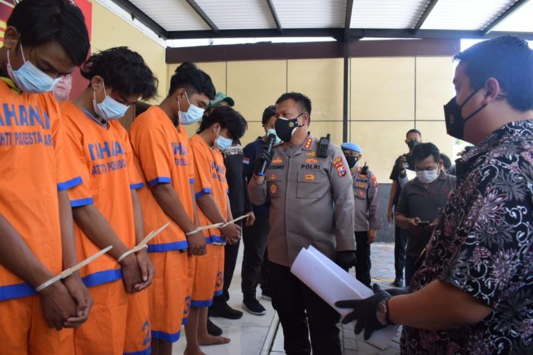 Polisi Tangkap Pelaku Pengerokan Gerombolan Pemuda