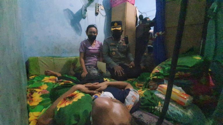 Ini Kepedulian Kapolresta Sidoarjo, Mendengar Ada Warganya yang Sakit Tumor