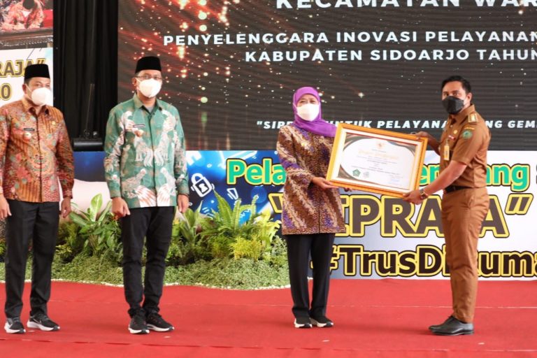 Bupati Sidoarjo Luncurkan Aplikasi SiPraja