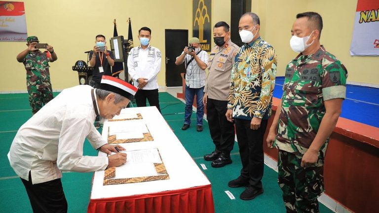 Tiga Narapidana Terorisme Lapas Surabaya Nyatakan Ikrar Setia Kepada NKRI