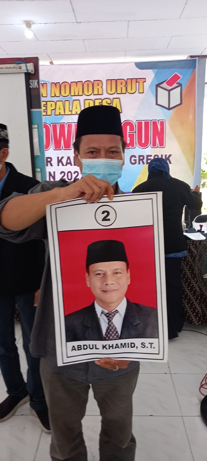 Dapat Nomor Urut 2, Abdul Khamid, Siap Majukan Yosowilangun