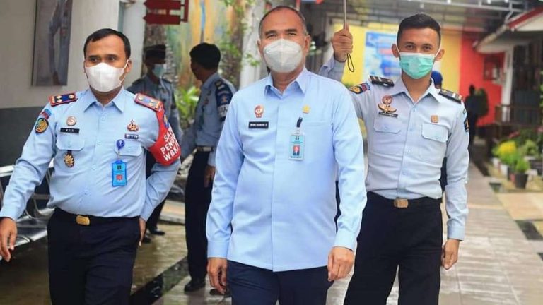 Kunjungi Rutan Gresik, Kakanwil Harap Kebersihan Dijaga