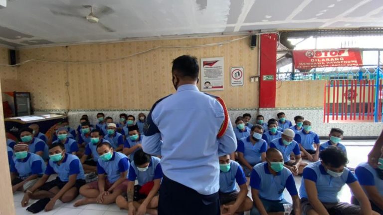 Meski Tren Covid -19 Landai, Warga Binaan Baru Harus Patuhi Prokes