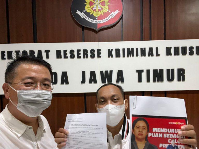 Diduga Catut Nama Puan Maharani, Seorang Pengusaha Diadukan ke Polda Jatim