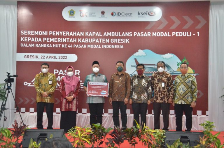 Gresik dapat Bantuan Ambulan Laut dari Pasar Modal