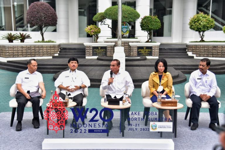 Pemprov Sumut Dukung W20 Summit di Danau Toba