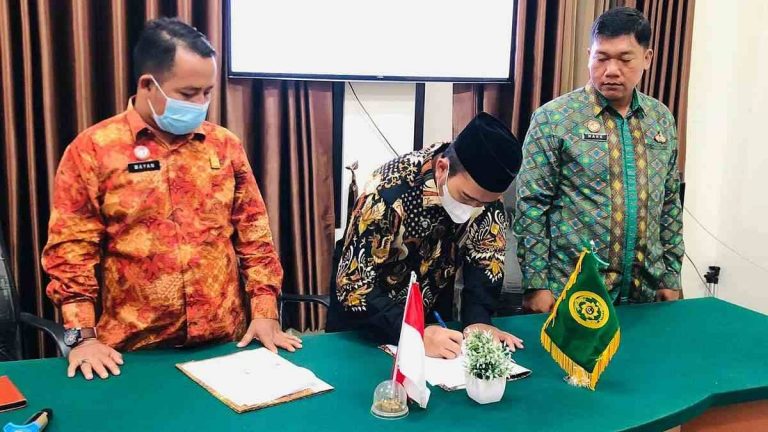 Tingkatkan Layanan, Lapas Nunukan MoU dengan Pengadilan Agama Terkait Persidangan Teleconference Bagi WBP