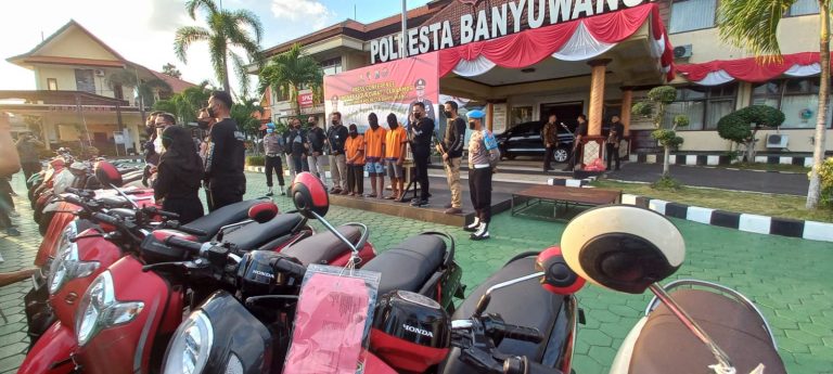 Sindikat Curanmor Dibekuk, 19 Motor Curian Diamankan