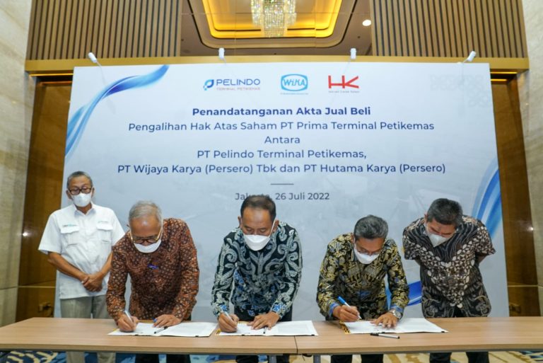 Subholding Pelindo Ambil Alih Kepemilikan Saham WIKA dan HK
