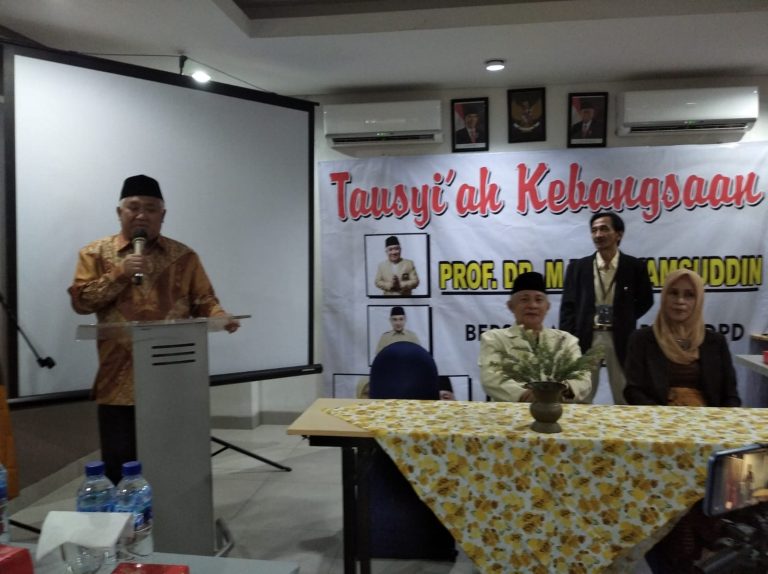 Din Syamsuddin : Partai Pelita Jadi Alternatif yang Usung Anak Muda