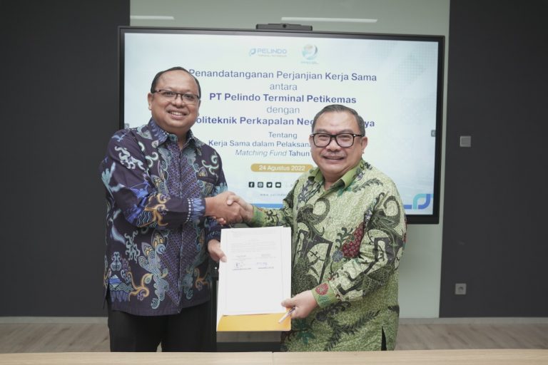 Pelindo Dukung Perguruan Tinggi Wujudkan Sistem Pengukuran SMK3 Berbasis Teknologi Informasi