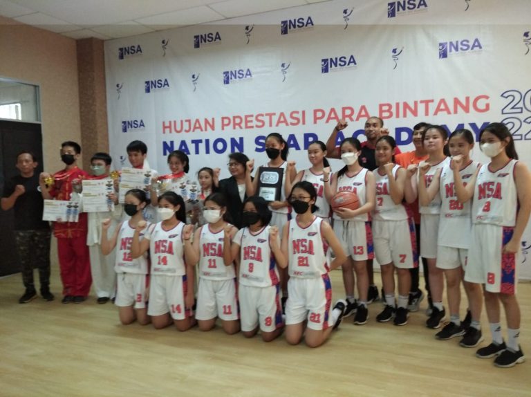 Ini Dia, Prestasi Moncer Tim Wushu dan Basket Siswa-siswi Nation Star Academy