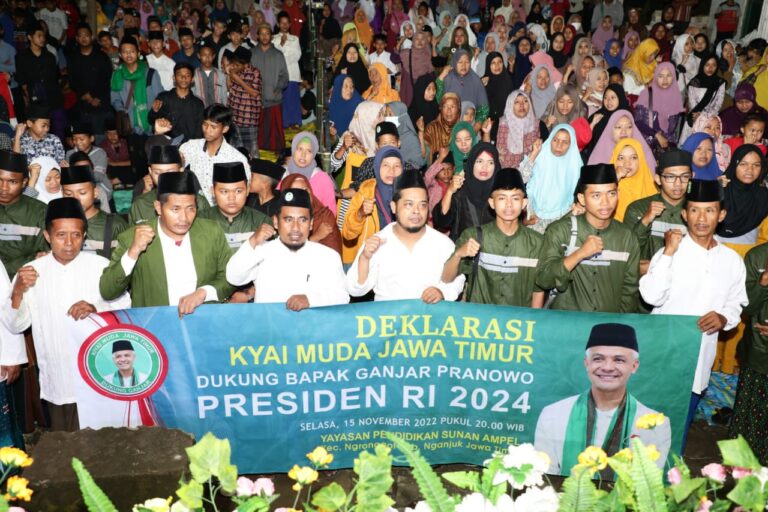 Deklarasi Kyai Muda Jatim Dukung Ganjar Pranowo Presiden 2024