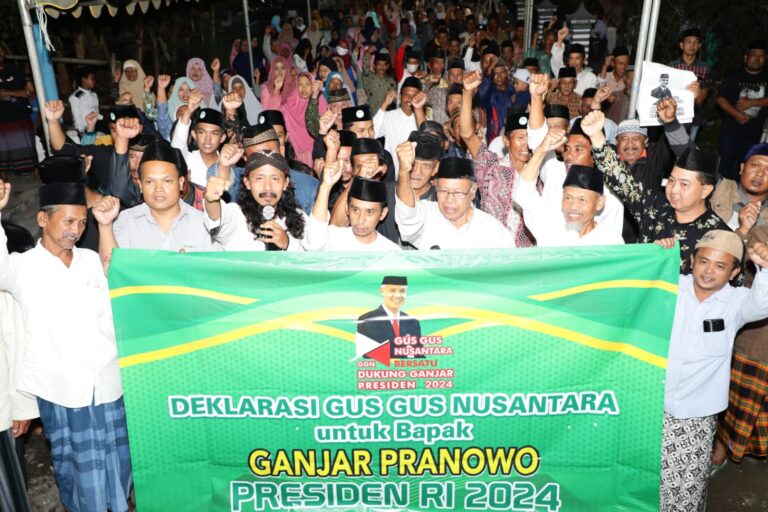 Gus-Gus di Blitar Berdoa untuk Indonesia dan Deklarasi Ganjar Presiden 2024