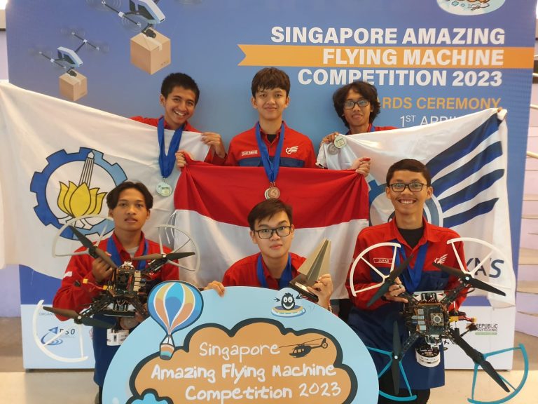 Alhamdulillah, Tim Robot Terbang Bayucaraka ITS Raih Tiga Gelar di Singapura