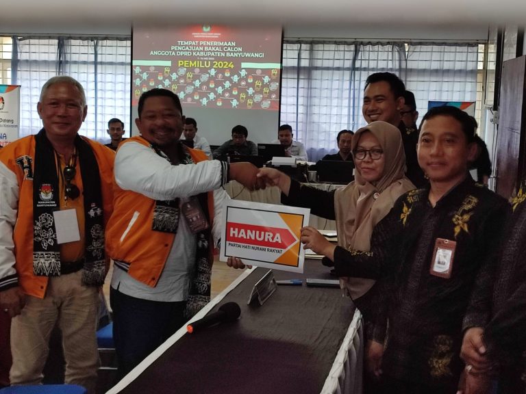 Jelang Penutupan Pendaftaran Caleg, Baru Satu Partai Mendaftar di KPUD Banyuwangi 