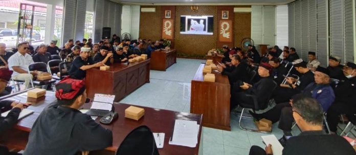 Sosialisasi pilkades serentak 51 desa di Kabupaten Banyuwangi.