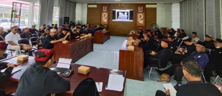 Sosialisasi pilkades serentak 51 desa di Kabupaten Banyuwangi.