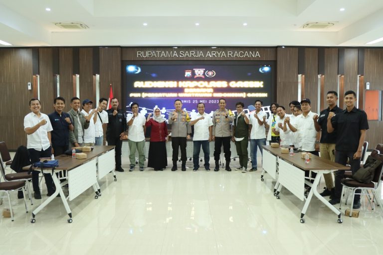 Tahun Politik, Polres Gresik Ajak Awak Media Jaga Kondusifitas