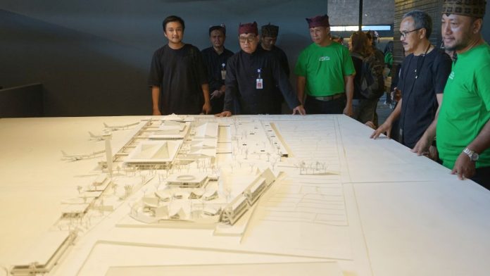 Festival Arsitektur Nusantara memamerkan berbagai arsitektur khas Banyuwangi, Kamis (22/6/2023) siang. (foto/ist)