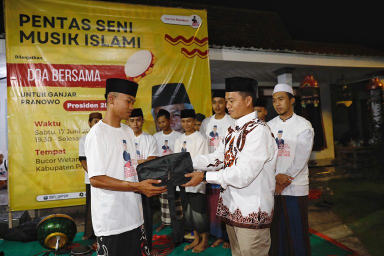 Pererat Ukhuwah Islamiyah Warga Probolinggo, GGN Dukung Ganjar Gelar Pentas Seni Musik Islami