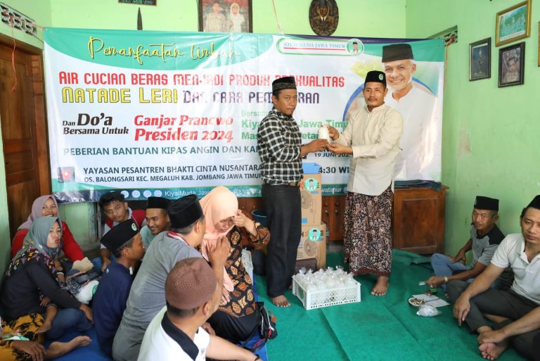 Kyai Muda Ganjar Gelar Pelatihan Pembuatan Nata De Leri dari Air Cucian Beras