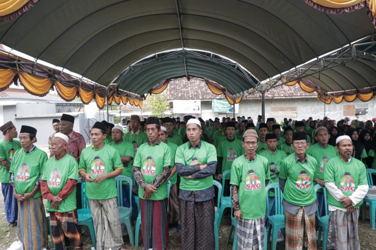 Santrine Ganjar Gelar Istigasah Bersama Kyai dan Lora di Pamekasan