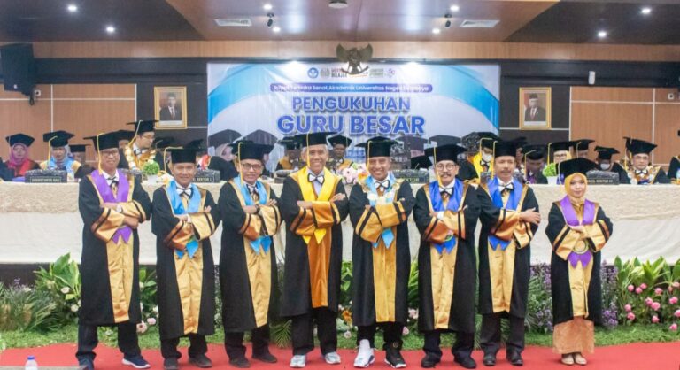 Unesa Tambah Enam Guru Besar Baru, Kini Miliki 93 Profesor