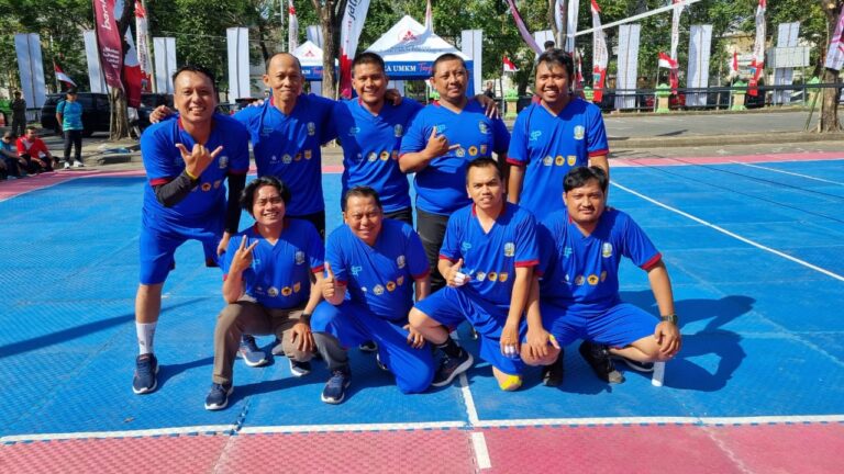 Pokja Pendidikan Juara I Lomba Bola Voli Putra HUT ke-78 RI
