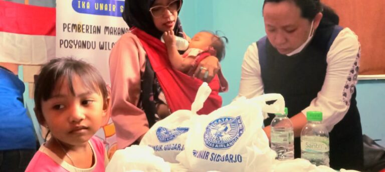 Ratusan Balita Jadi Sasaran Gerebek Stunting Ika Unair Sidoarjo