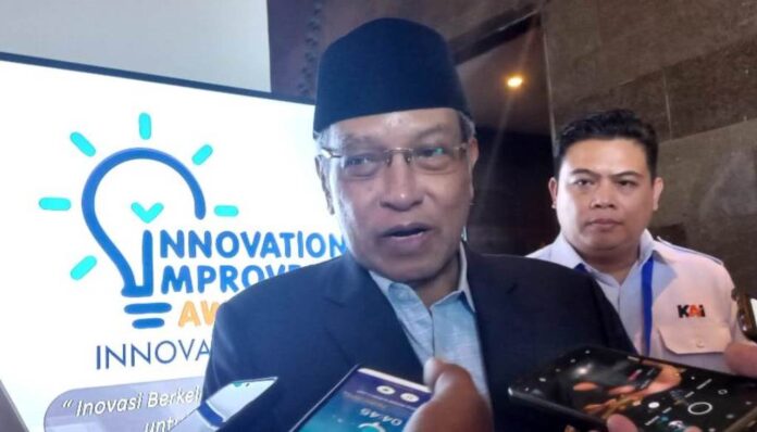 Komut PT KAI Said Aqil Siroj di Banyuwangi, Selasa (15/8/2023). (foto/udi)