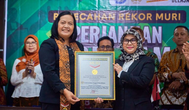 Unesa Kembali Catat MURI, Terbanyak Kerja Sama dengan Bumdes