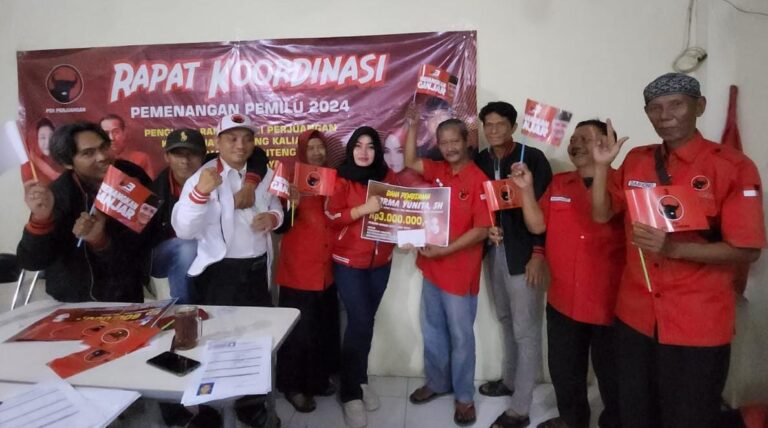 Siap Menang, PDIP Embong Kaliasin Gelar Rapat Koordinasi Pemenangan