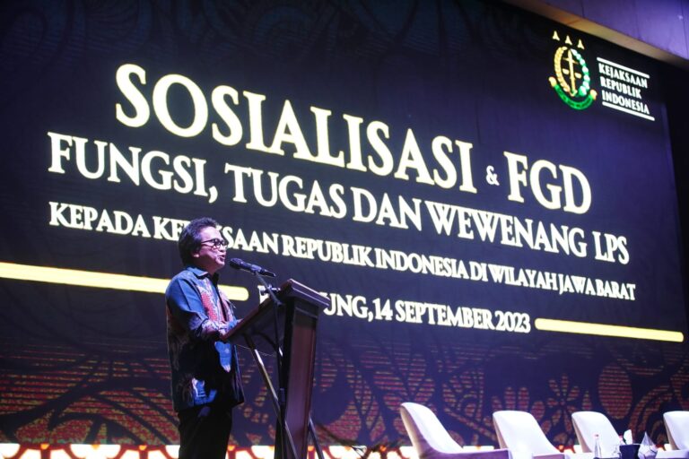 LPS – Kejagung Sosialisasi Sinergi Penegakan Hukum