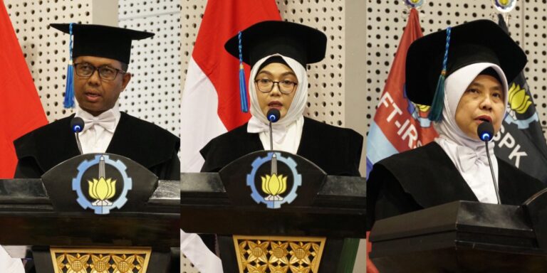 Siap Tingkatkan Daya Saing Penelitian, Enam Profesor Baru ITS Dikukuhkan