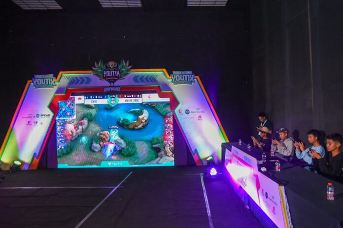 Ajang perlombaan e-sport mobile legends digelar di Banyuwangi, Jumat (29/9/2023) pagi. (foto/udi)