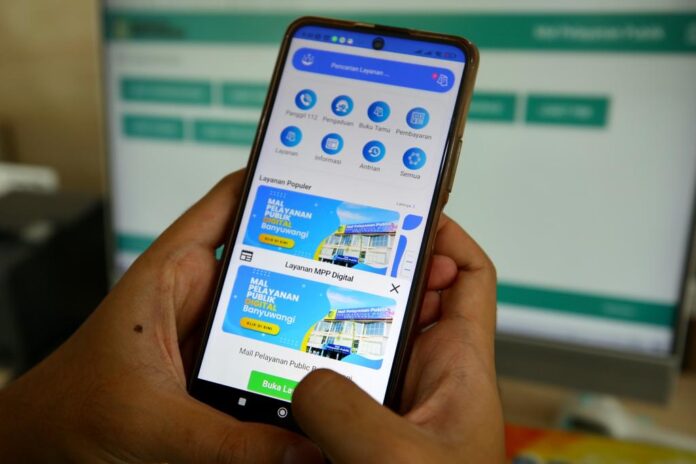 Layanan Mal Pelayanan Publik Digital milik Pemkab Banyuwangi.