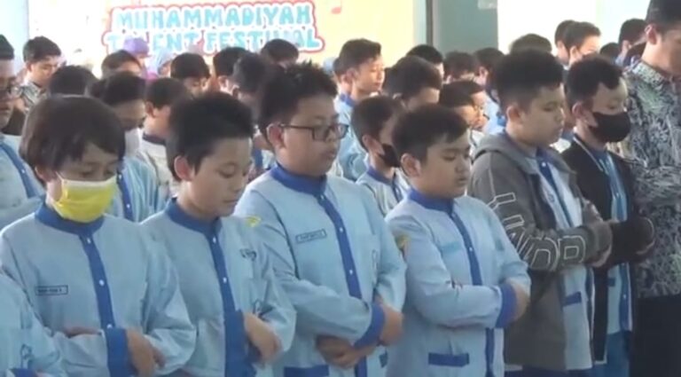 Siswa SD Mudipat Gelar Salat Gaib dan Doa Bersama untuk Warga Palestina