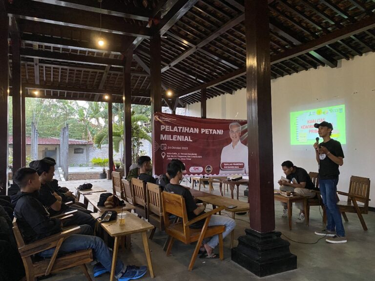 Pelatihan Petani dari Ganjar Milenial Tarik Minat Pemuda di Dunia Pertanian