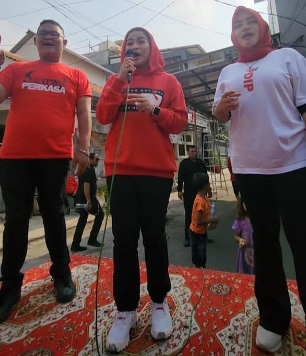 Peduli Kesehatan Masyarakat, Tiga Kader PDIP ini Gelorakan Senam Indonesia Cinta Tanah Air