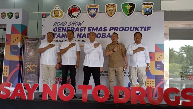Polda Jatim Gelar Road Show Generasi Emas Produktif Tanpa Narkoba