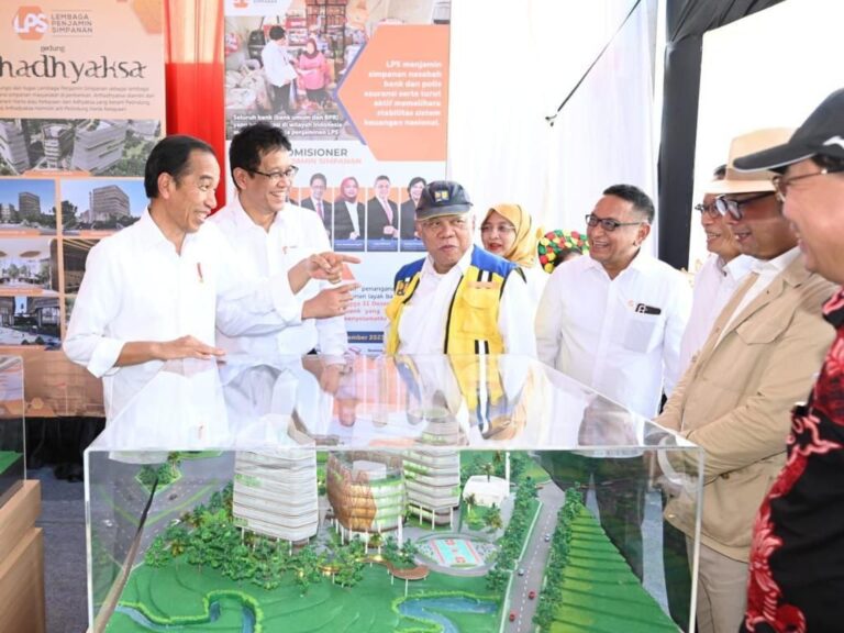 Groundbreaking Gedung LPS, Presiden Harap Kepercayaan Masyarakat dan Dunia Usaha Meningkat