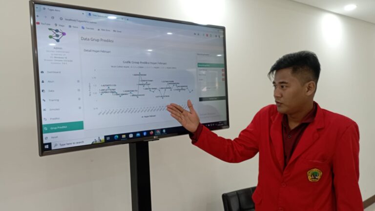 Mahasiswa Untag Buat Program Prediksi Cuaca Gunakan Algoritma ANN