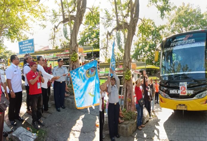 Perantau dari Bali menikmati mudik gratis,tahun 2023 lalu. (Foto/dok)