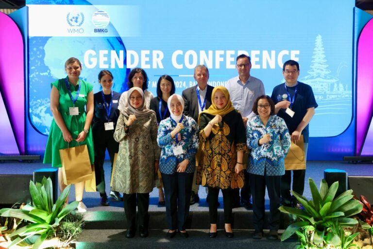 Bupati Banyuwangi Ipuk Fiestiandani usai tampil menjadi pembicara di internasional World Meteorological Organization di Bali, Kamis (7/3/2024). (Foto/ist)