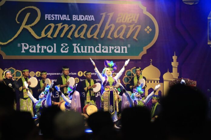 Festival Patrol dan Kundaran menyemarakkan bulan Ramadan di Banyuwangi, Senin (25/3/2024) malam. (Foto/ist)