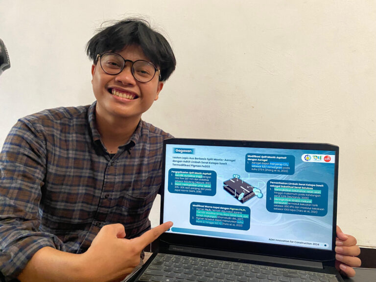 Mahasiswa ITS Inisiasi Modifikasi Aspal dari Limbah Kelapa Sawit